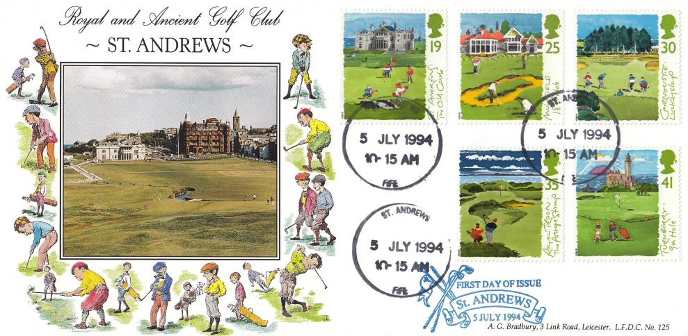 1994 (07) Golf - Bradbury LFDC 125 - St Andrews (Packet) CDS