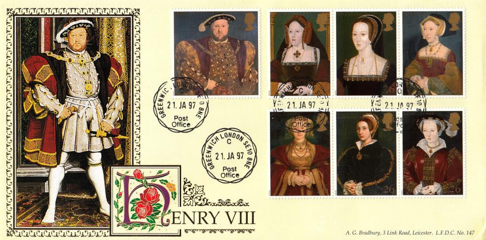 1997 (01) Tudors - Bradbury LFDC 147 - Greenwich CDS