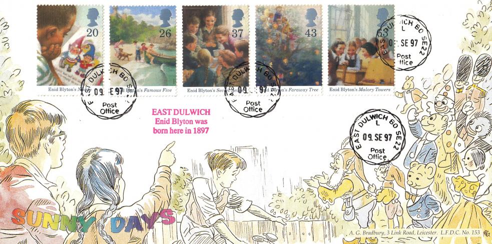 1997 (09) Enid Blyton - Bradbury LFDC 153 - East Dulwich CDS