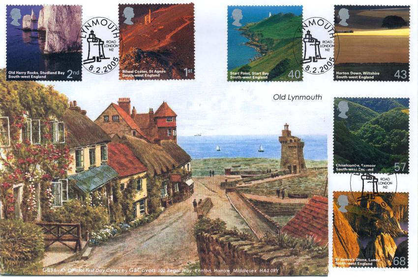 2005 (02) South West England - GB Covers (DW) GB96 Official