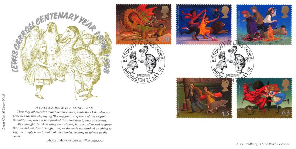 1998 (07) Magical Worlds - Bradbury Lewis Carroll Centenary Year Official