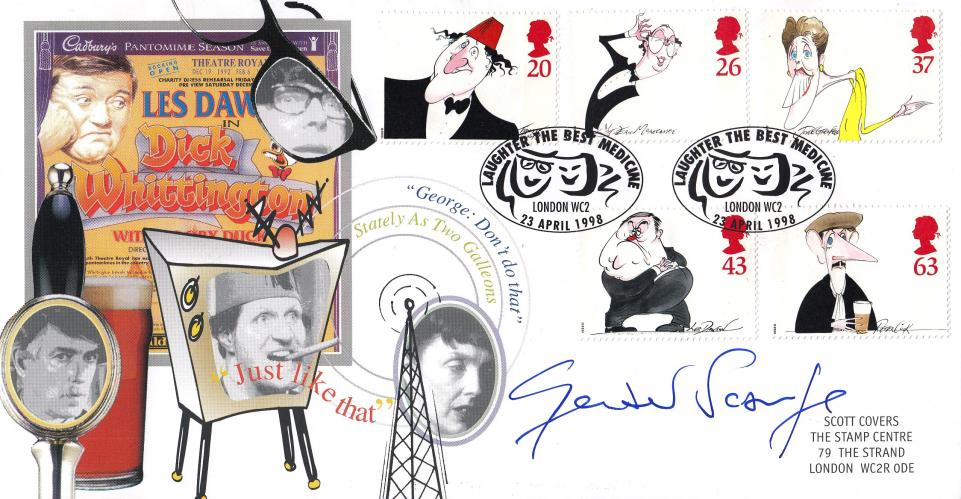 1998 (04) Comedians - Scott 'Laughter, WC2' Official - Signed by Gerald Scarfe