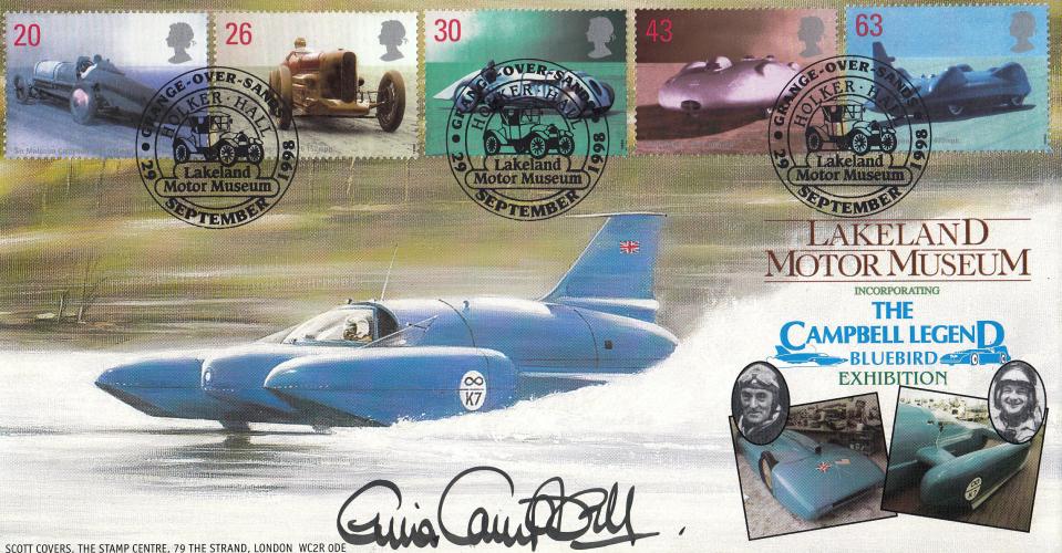 1998 (09) Speed - Scott 'Lakeland Motor Museum' Official - Signed by Gina Campbell