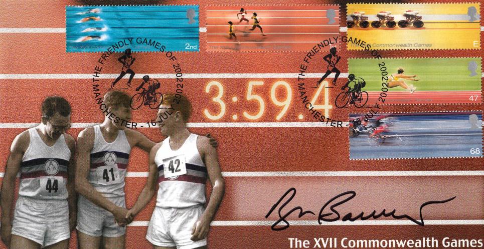 2002 (07) Commonwealth Games - Steven Scott Official - Signed by the late Roger Bannister