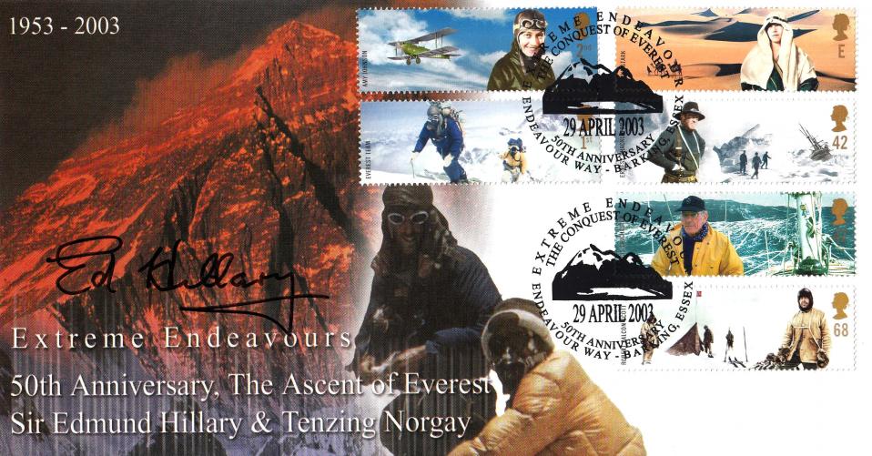 2003 (04) Extreme Endeavours - Steven Scott (Everest) Official - Signed by the late Edmund Hillary