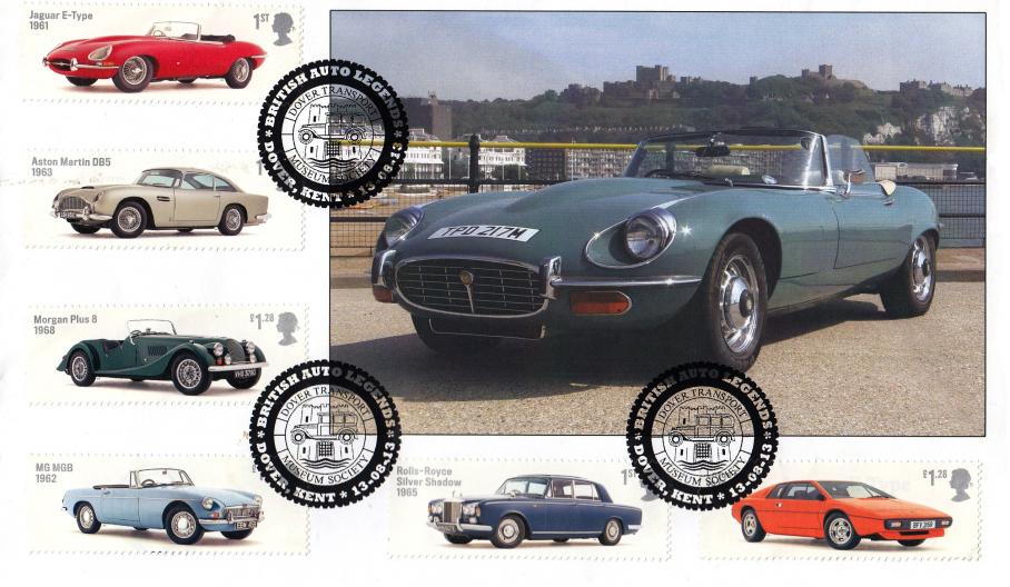 2013 (08) British Auto Legends (Stamps) - Scott Dover Transport Museum Official (Number 1)