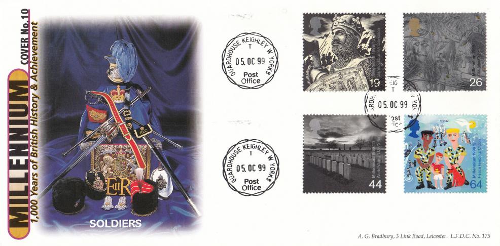 1999 (10) Soldiers - Bradbury LFDC 175 - Guardhouse CDS