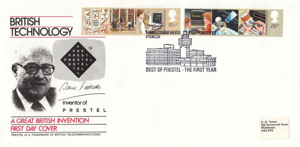 1982 (09) Information Technology - Prestel Official (WITH Cachet)