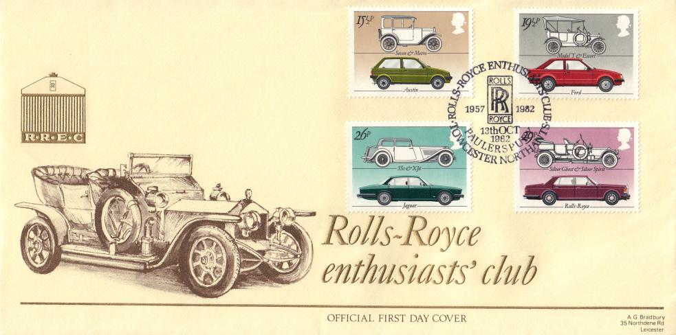 1982 (10) British Motor Cars - Bradbury Rolls Royce Enthusiasts Club Official