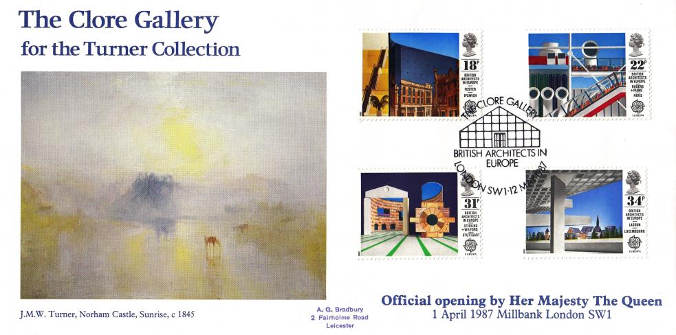 1987 (05) British Architects in Europe - Covercraft 'The Clore Gallery' Special