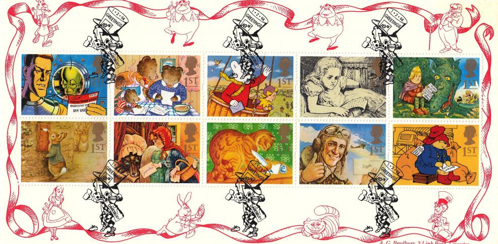 1994 (02) Greetings - Bradbury 'The Mad Hatter' Daresbury Official
