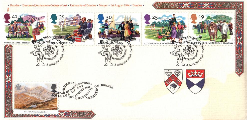 1994 (08) Summertime - University of Dundee & Duncan College of Art Merger Cover - Braemar Gathering H/S