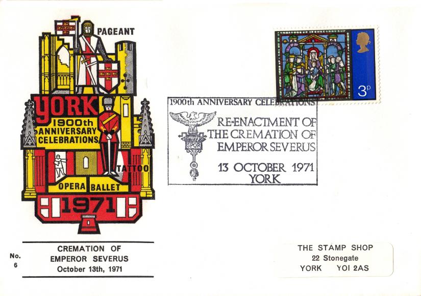 1971 (10) Christmas - Emperor Severus, York Official