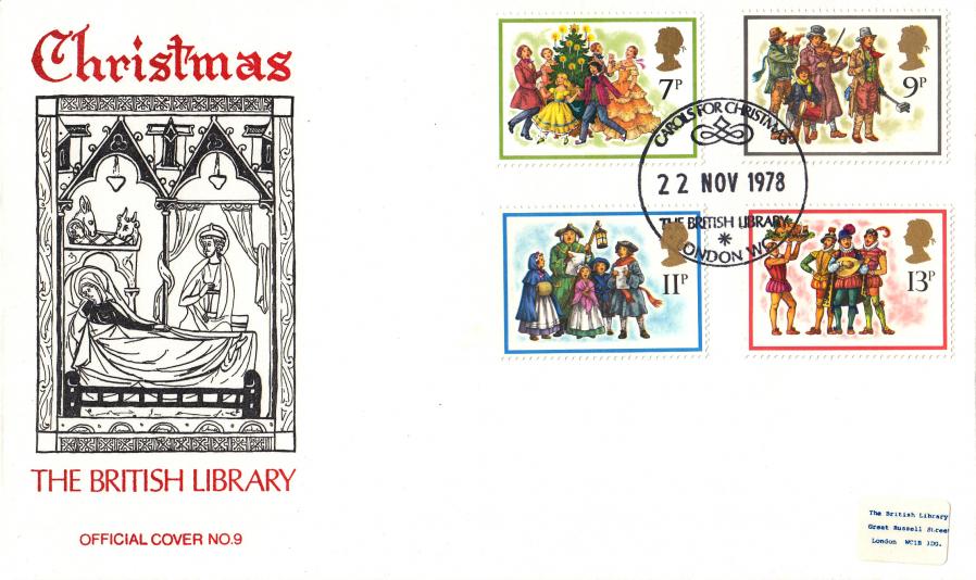 1978 (11) Christmas - British Library Official (No Cachet Version)