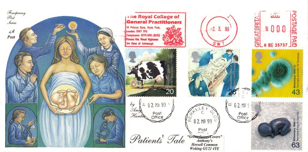 1999 (03) Patients - 4d Post - Berkeley CDS + The Royal College of General Practitioners Meter Mark
