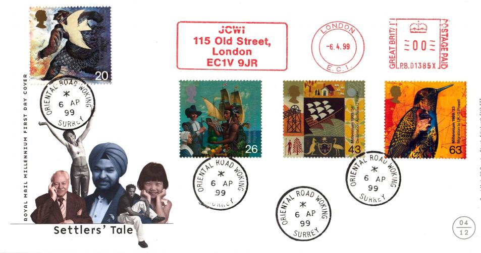 1999 (04) Settlers - RM - Oriental Road CDS + JCWI (Joint Council Welfare of Immigrants) Meter Mark
