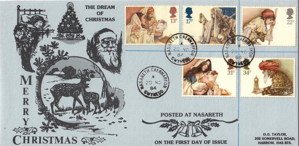 1984 (11) Christmas - DGT 'Dream of Christmas' Cover - Nasareth CDS