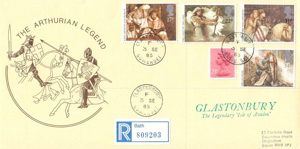 1985 (09) King Arthur - 'Jousting Knights' Cover - Glastonbury CDS