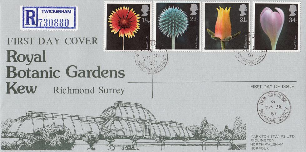 1987 (01) Flowers - Markton RBG Kew Cover - Kew Gardens CDS