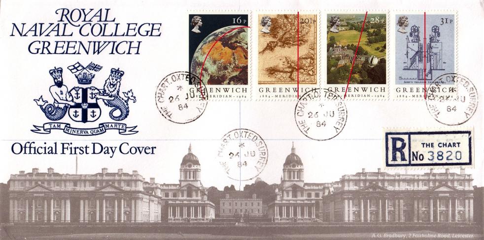 1984 (06) Greenwich - Bradbury Royal Naval College Official - The Chart CDS