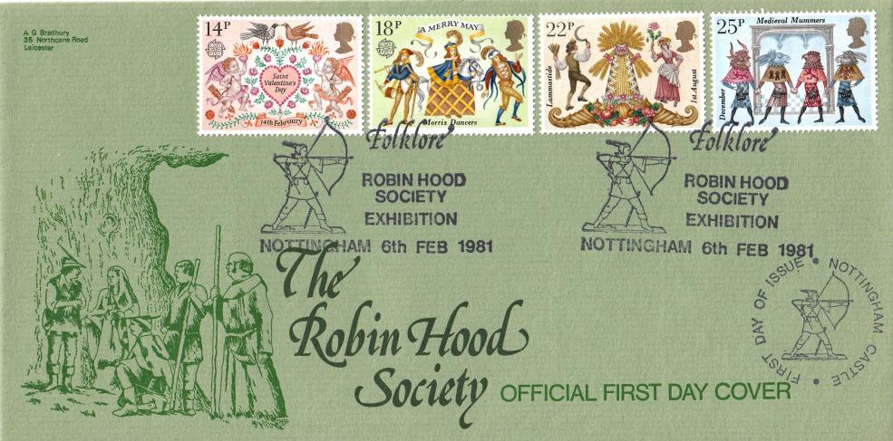 1981 (02) Folklore - Bradbury Robin Hood Society Official