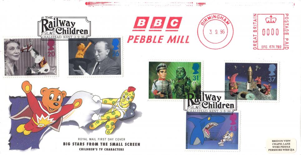 1996 (09) Children's TV - RM - The Railway Children H/S + BBC Pebble Mill Meter Mark