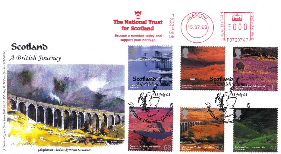 2003 (07) Scotland - Sheridan Official + National Trust for Scotland Meter Mark