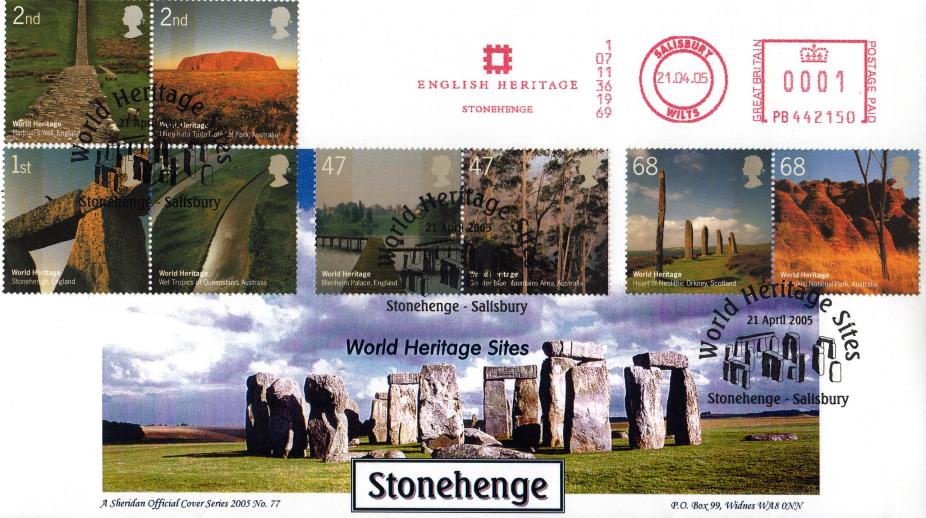 2005 (04) World Heritage - Sheridan Official + English Heritage, Stonehenge Meter Mark