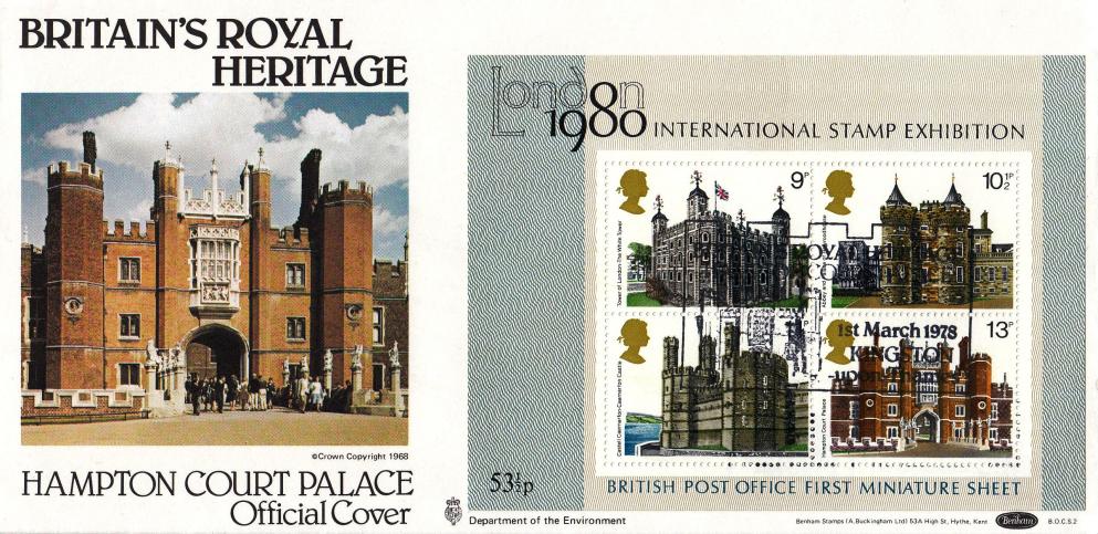 1978 (03) Buildings (M/S) - Benham BOCS 2 Hampton Court Palace Official