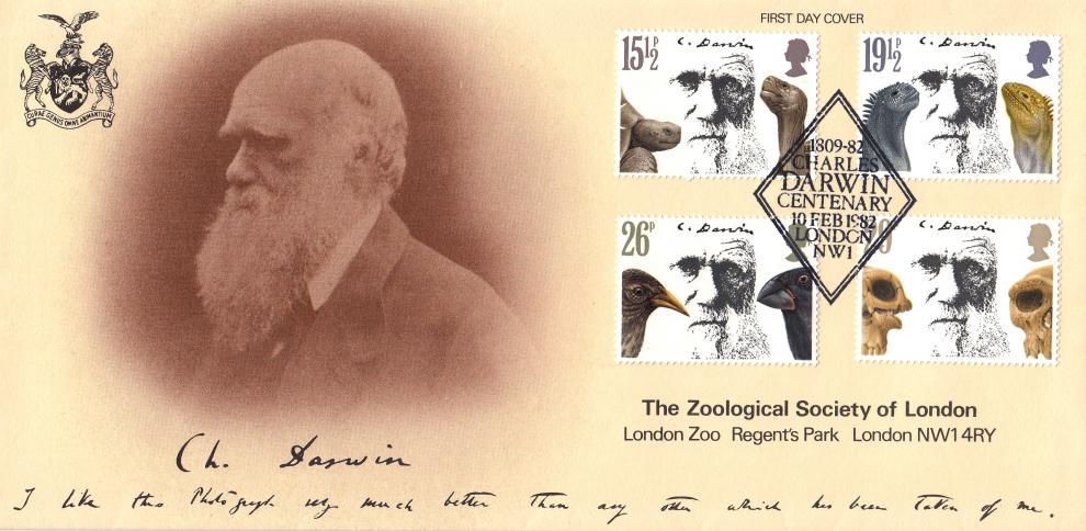 1982 (02) Charles Darwin - London Zoo NW1 Official