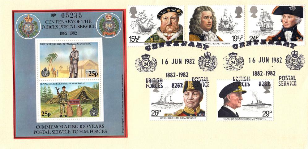 1982 (06) Maritime - Forces Postal Services BF8282PS Official