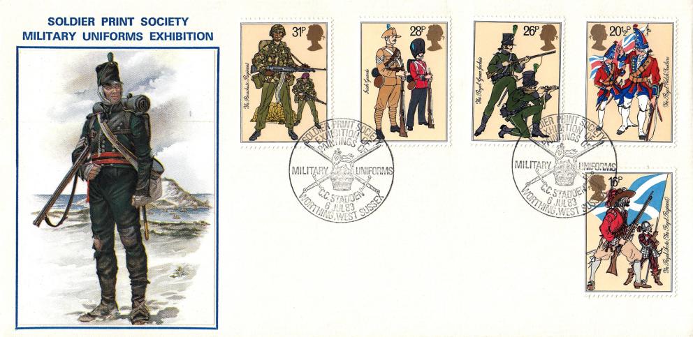 1983 (07) Army - Stamp Publicity (SP) Soldier Print Society Official