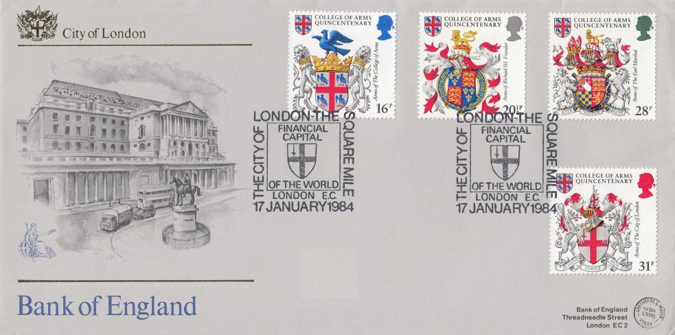 1984 (01) Heraldry - G&P 'Bank of England' Official