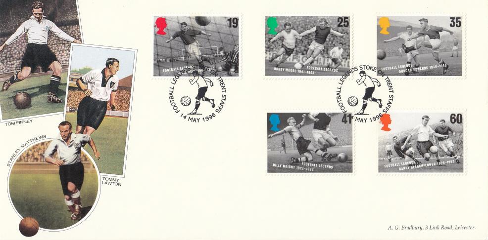 1996 (05) Football Heroes - Bradbury Stoke On Trent Official