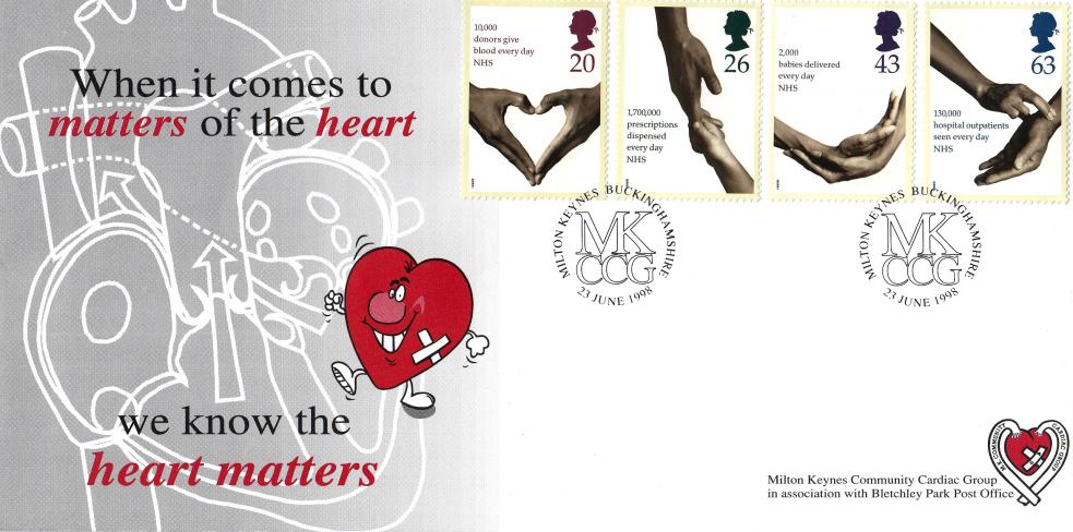 1998 (06) National Health Service - Bletchely Park Milton Keynes Community Cardiac Group Official