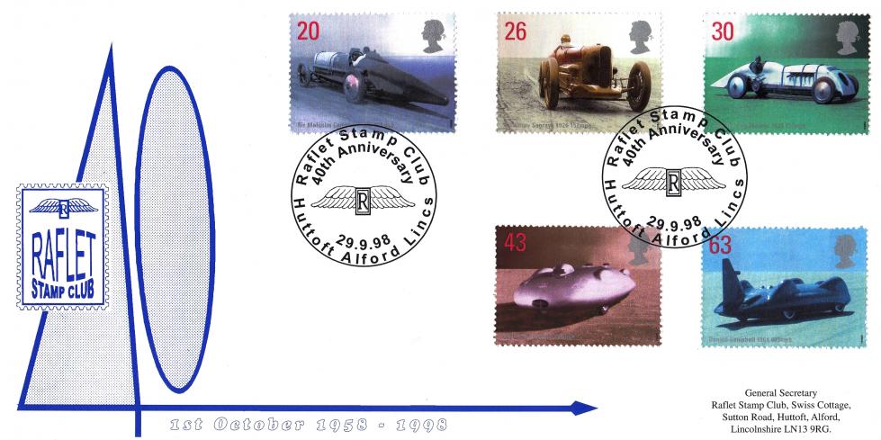 1998 (09) Speed - RAFLET Stamp Club Official