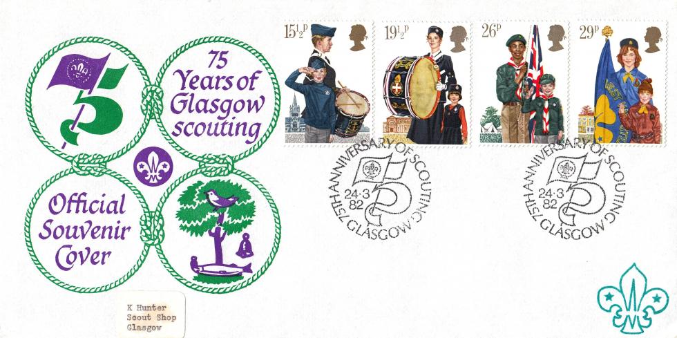 1982 (03) Youth - Glasgow Scouts Official (With Logo)