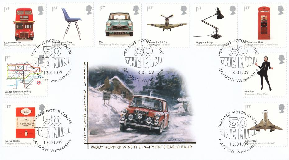 2009 (01) Design Classics - Internet Stamps 'The Mini' Official