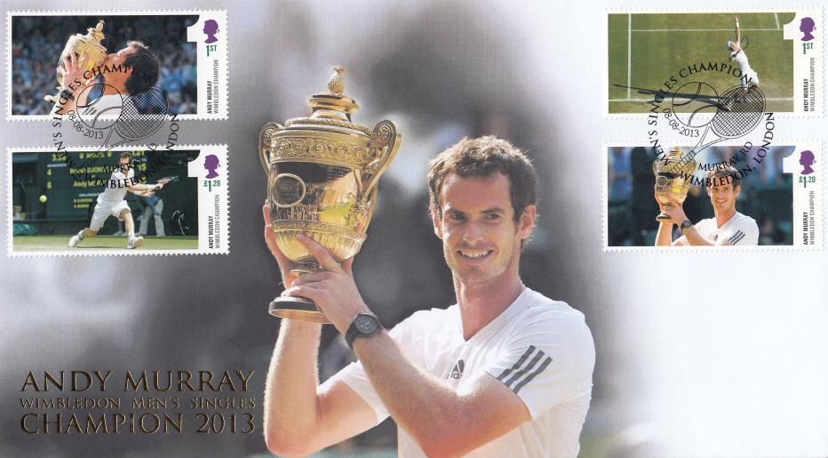 2013 (08) Andy Murray - Internet Stamps 'Murray Rd' Official