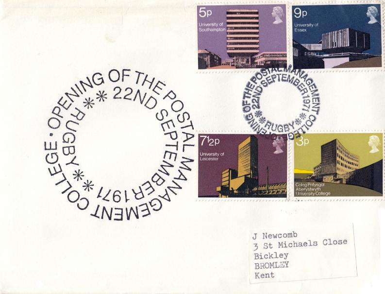 1971 (09) Universities - Postal Management College Official