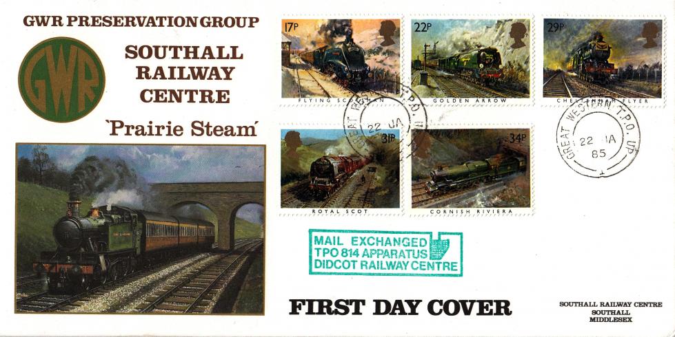 1985 (01) Trains - David Taylor (DGT) GWR Preservation Group Official - Great Western TPO UP 1 CDS