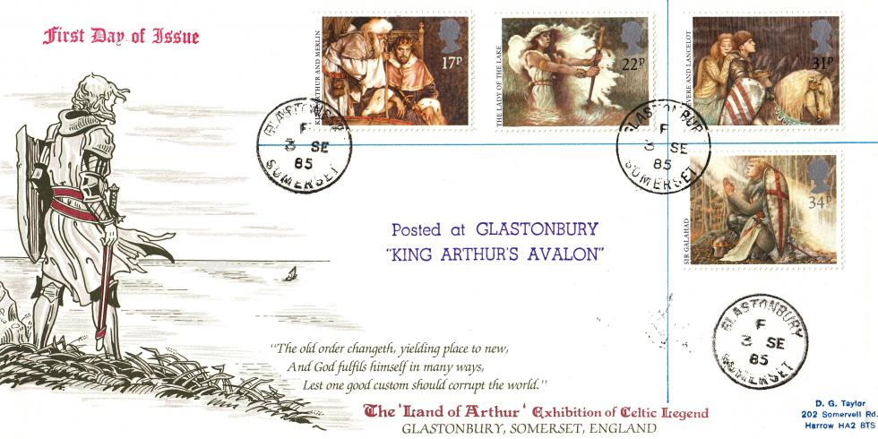 1985 (09) King Arthur - 'Land of Arthur Exhibition' Official - Glastonbury CDS
