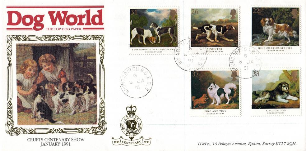 1991 (01) Dogs - Skinner Dog World Official - Houndsditch CDS