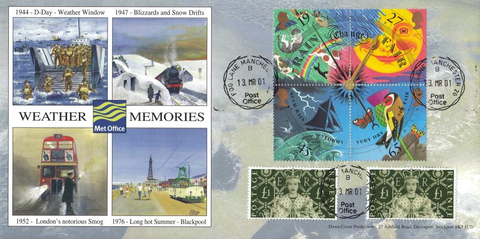 2001 (03) Weather (M/S) - Dawn Weather Charts, Bracknell Official - Fog Lane CDS