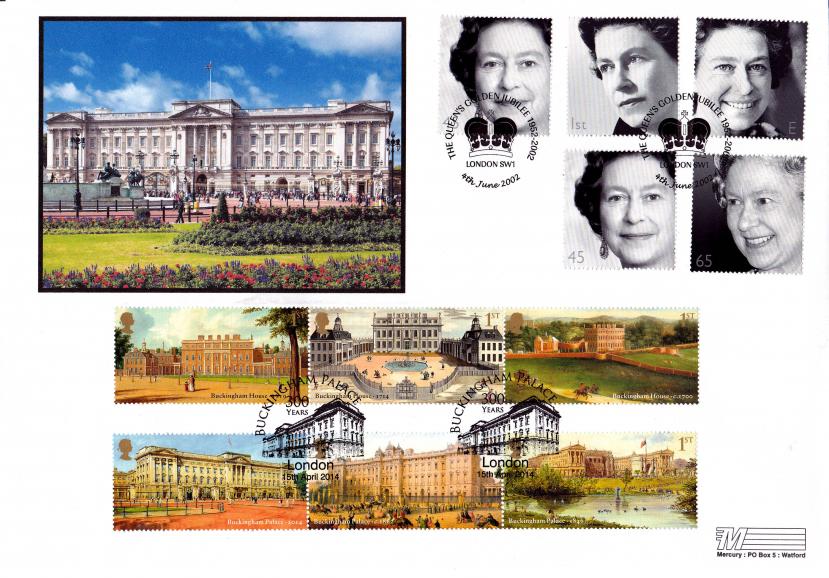 2014 (04) Buckingham Palace (Stamps) - Scott/Westminster Double Special