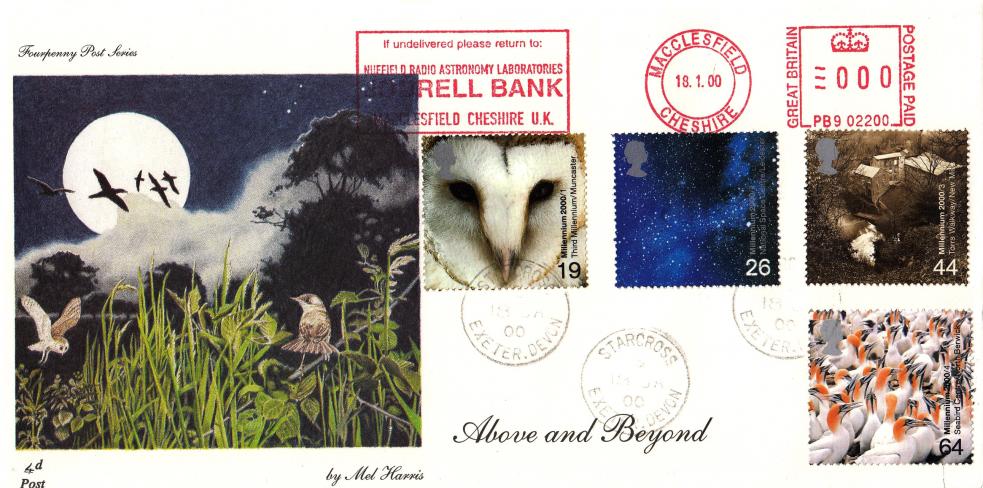 2000 (01) Above and Beyond - 4d Post - Starcross CDS + Jodrell Bank Meter Mark