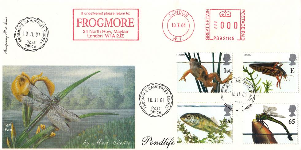 2001 (07) Pondlife - 4d Post - Frogmore CDS + Frogmore CDS