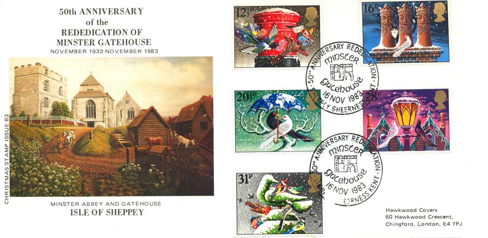 1983 (11) Christmas - Hawkwood Minster Gatehouse Official