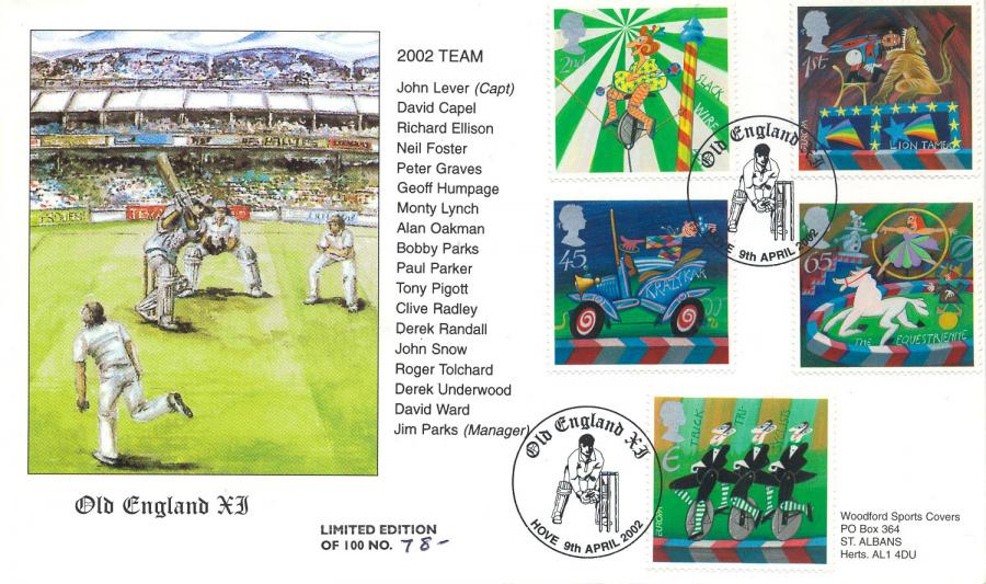 2002 (04) Circus - Woodford Sports Covers Old England XI Official