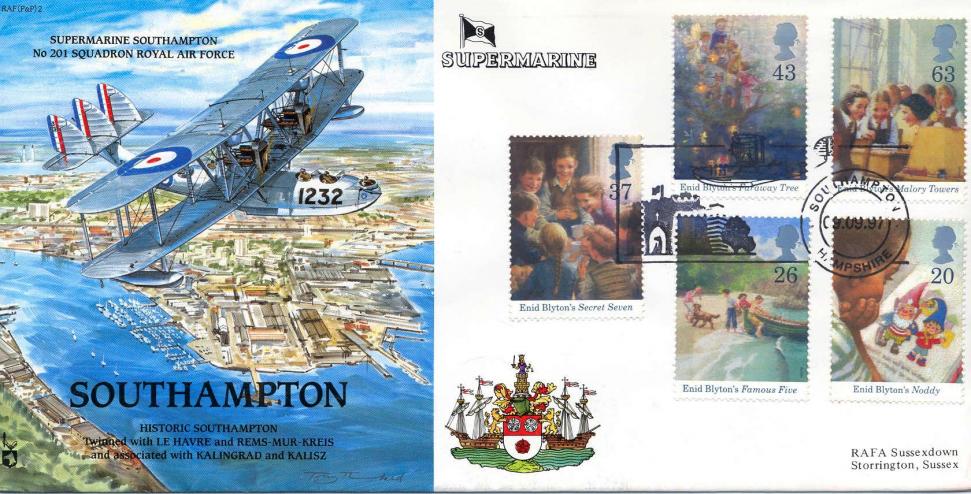 1997 (09) Enid Blyton - RAF (P&P) 2 Southampton Official